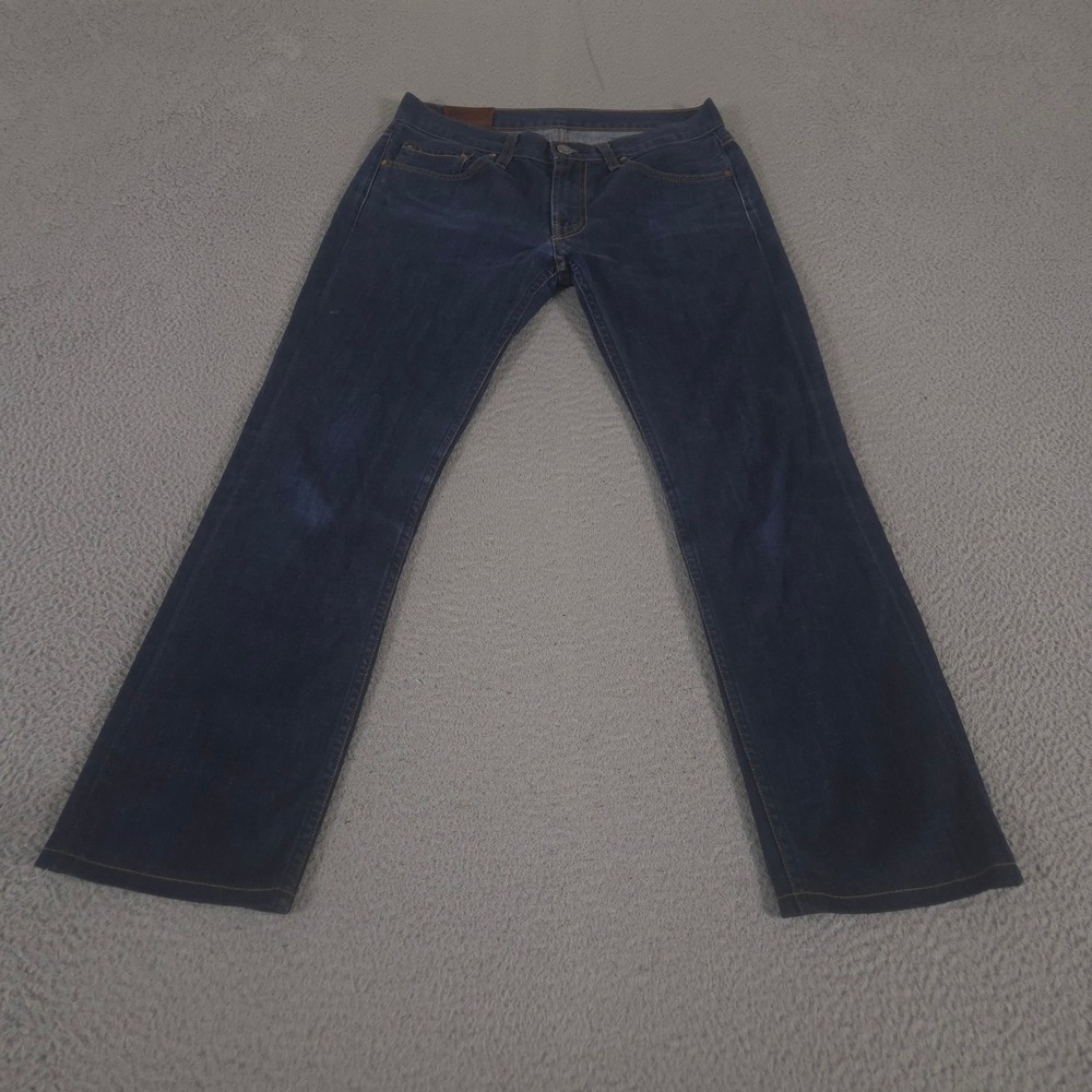 J Brand Jeans Mens 31x30 Blue Slim Straight Kane Raw Denim Indigo Cotton Classic